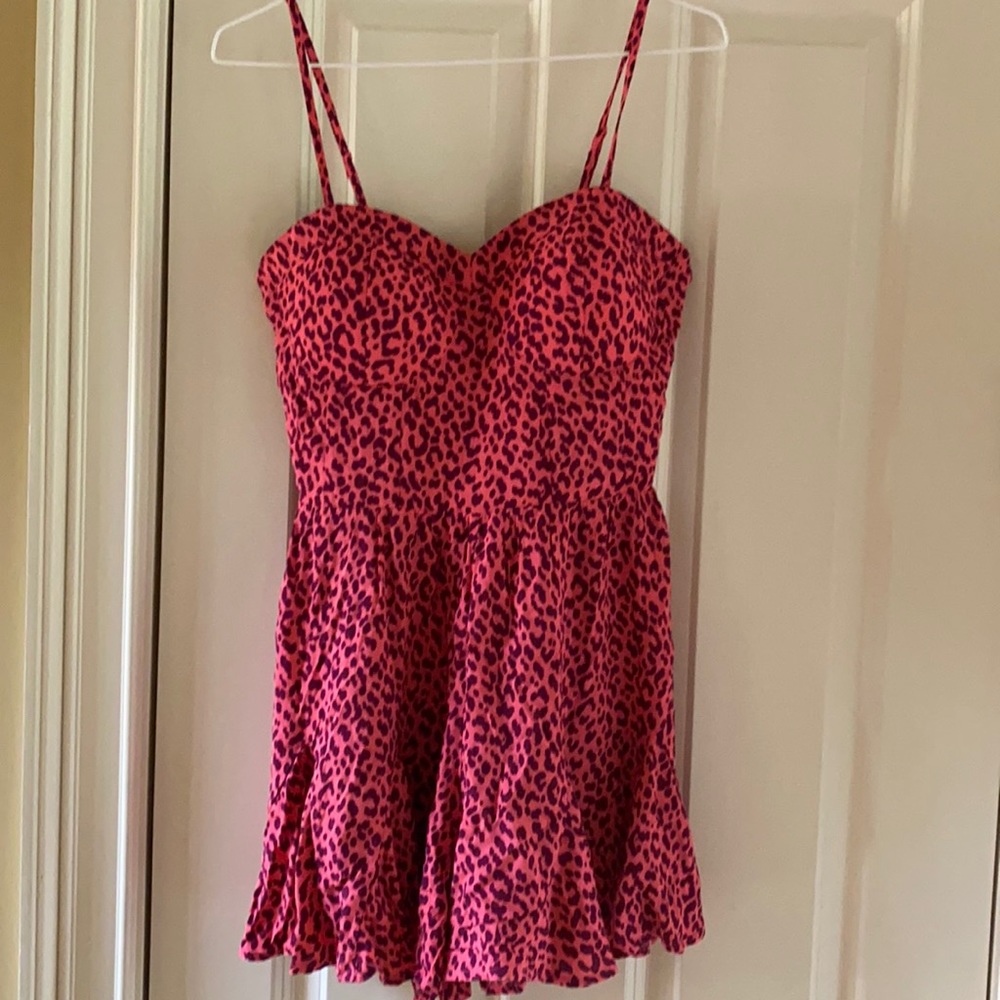 Francesca Pink Animal Print Sundress